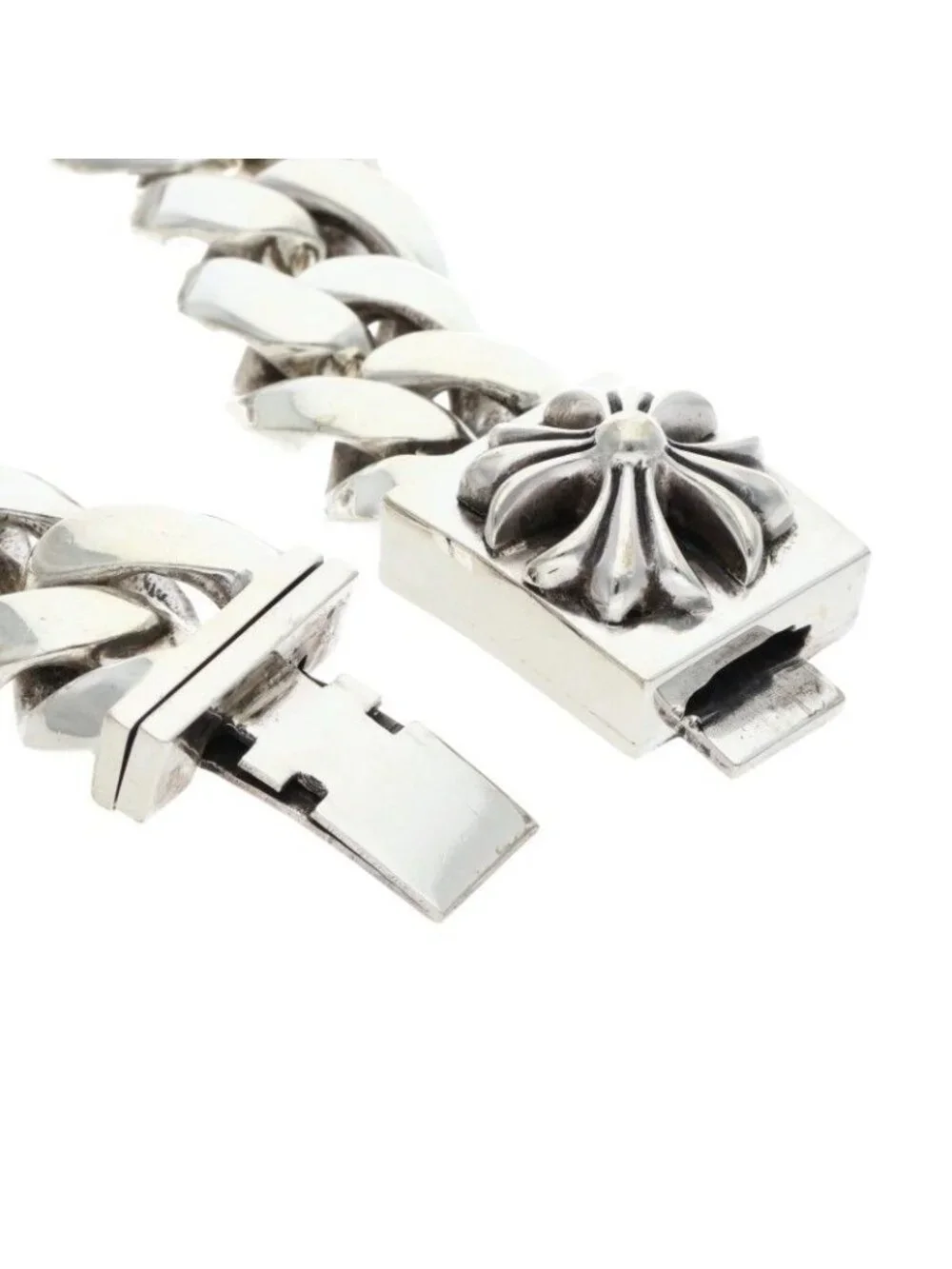 Chrome Hearts Clsc Chx Large Box ID Classic Silver Bracelet